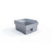 Le Griddle 1-burner stainless steel tabletop gas griddle angled view.