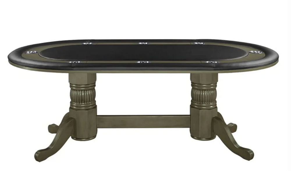 RAM Game Room GTBL84 SL 84-inch oval poker table with cup holders