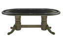 RAM Game Room GTBL84 SL 84-inch oval poker table with cup holders