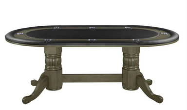 RAM Game Room GTBL84 SL 84-inch oval poker table with cup holders