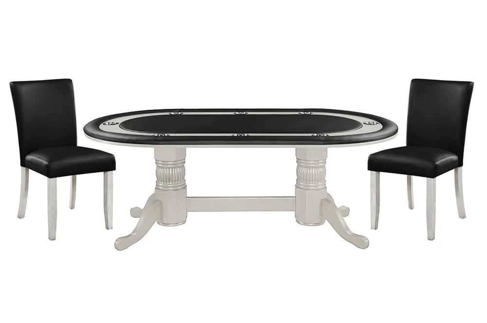 RAM Game Room GTBL84 AW 84-inch poker table with chairs