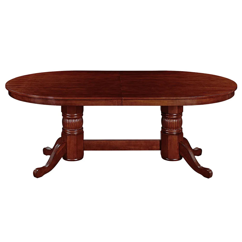 RAM Game Room GTBL84 ET 84-inch oval dining table with wood top