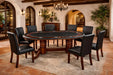 RAM Game Room GTBL84 ET 84-inch Texas Hold’em table with chairs