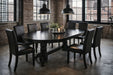 RAM Game Room GTBL84 BLK 84-inch Texas Hold’em table with dining top