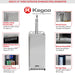 Kegco 15" Kegerator Features