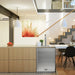 HK38 Built in Indoor Example using Stainless Steel Single Tap Right Hinge