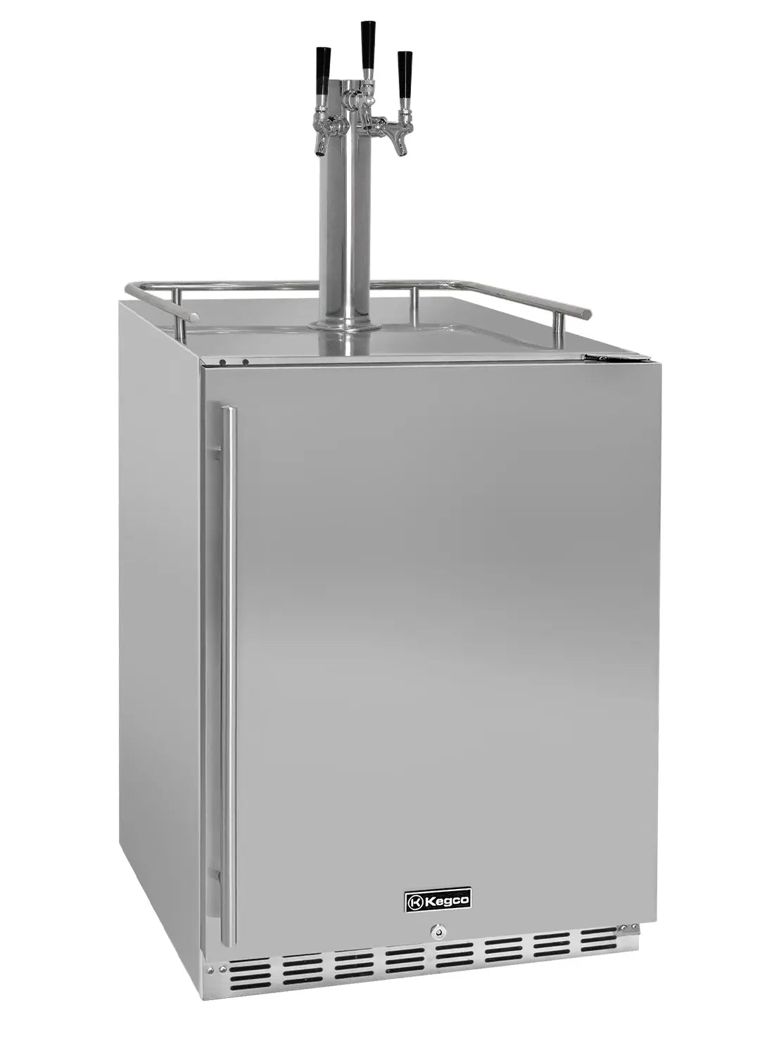 HK38 In Stainless Steel Triple Tap Right Hinge