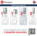 HK38 Keg Capacity with Stainless Steel Left Hinge