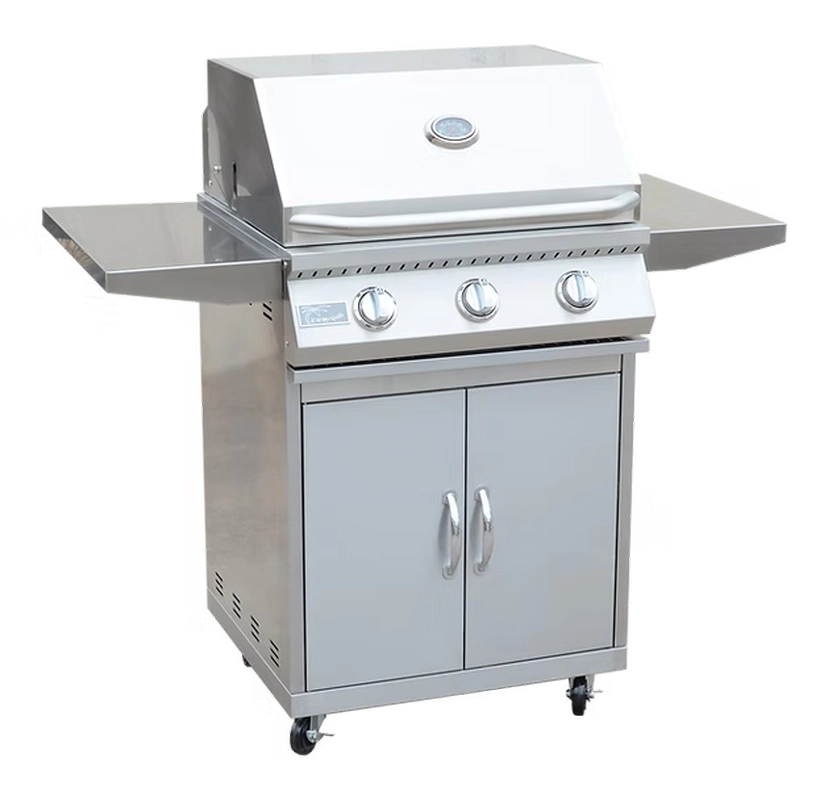 KoKoMo Grills KO-BAK3BG with Cart Lid Closed