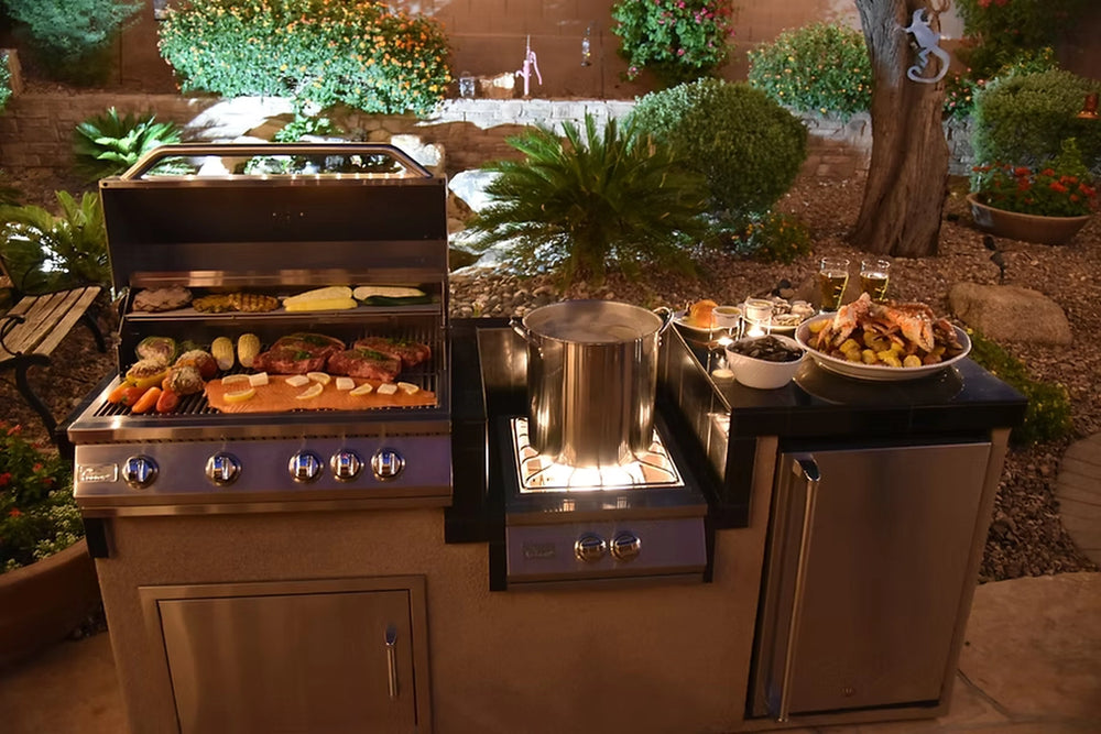 Kokomo Grills KO-BAK4BG Night Lifestyle