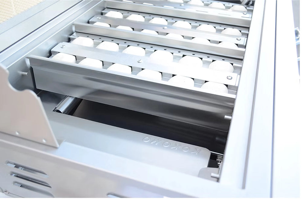 KoKoMo 5 Burner Grill Individual Burner Areas