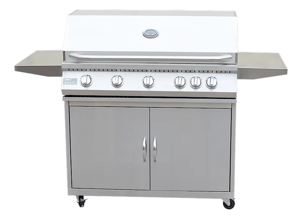 KoKoMo 5 Burner Grill with Cart Front View