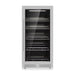 KingsBottle KBU265BX-FG LHH  Full Glass Door Display with 6 Chrome Shelves & LED Lighting