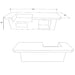 Kokomo Grills St John 7 Ft 6 Inch BBQ Island with 32 Inch 4 Burner Grill Dimensions 