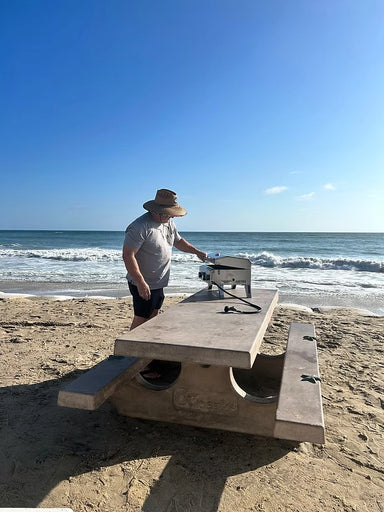 Kokomo Grill KO-PTBL Burner Tabletop Grill for Beach & Outdoor Adventures