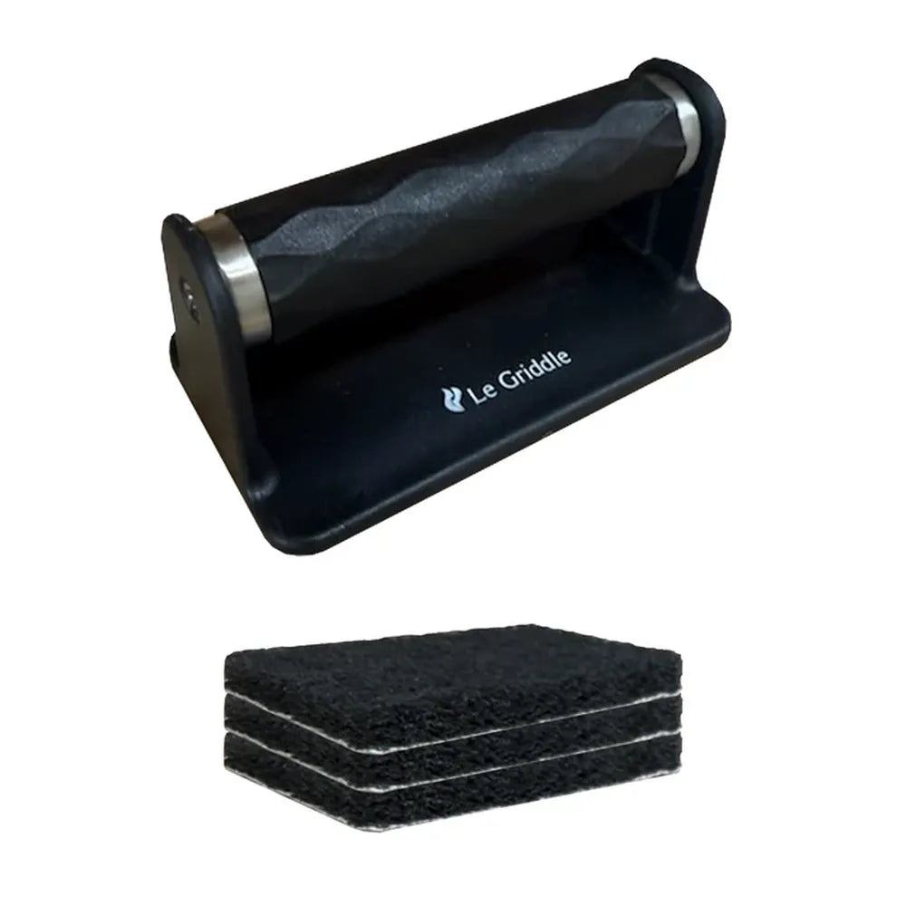 Le Griddle LGCLEAN cleaning handle kit with replacement scrub pads