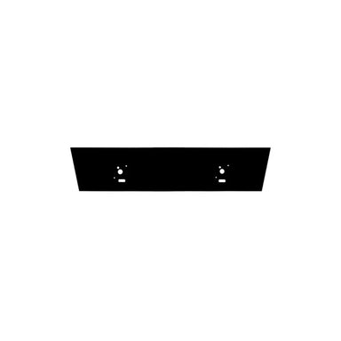 Le Griddle OML75BLKPNL black front panel accessory, front view