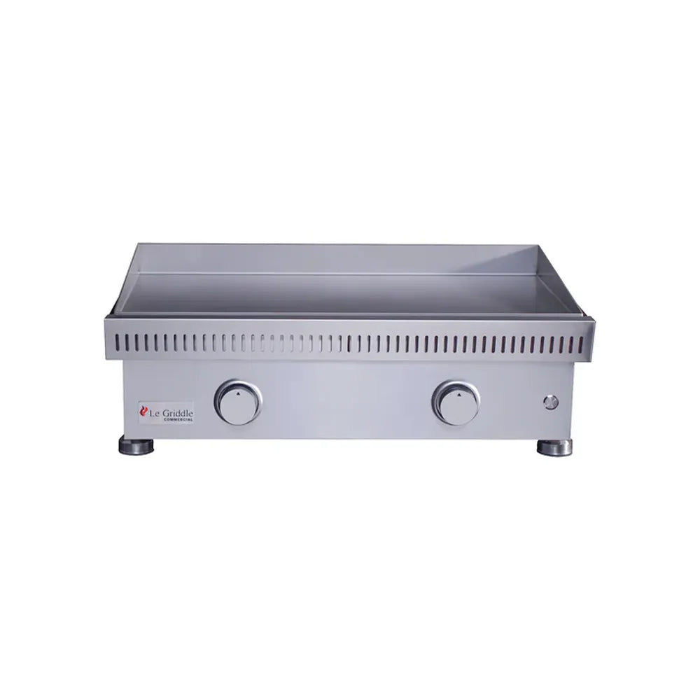 Le Griddle OML75C3 gas griddle, 3mm plate, front view
