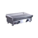Angled view of Le Griddle OML75C3 gas griddle with 3mm plate
