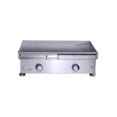 Le Griddle OML75C3 gas griddle with front grease tray open