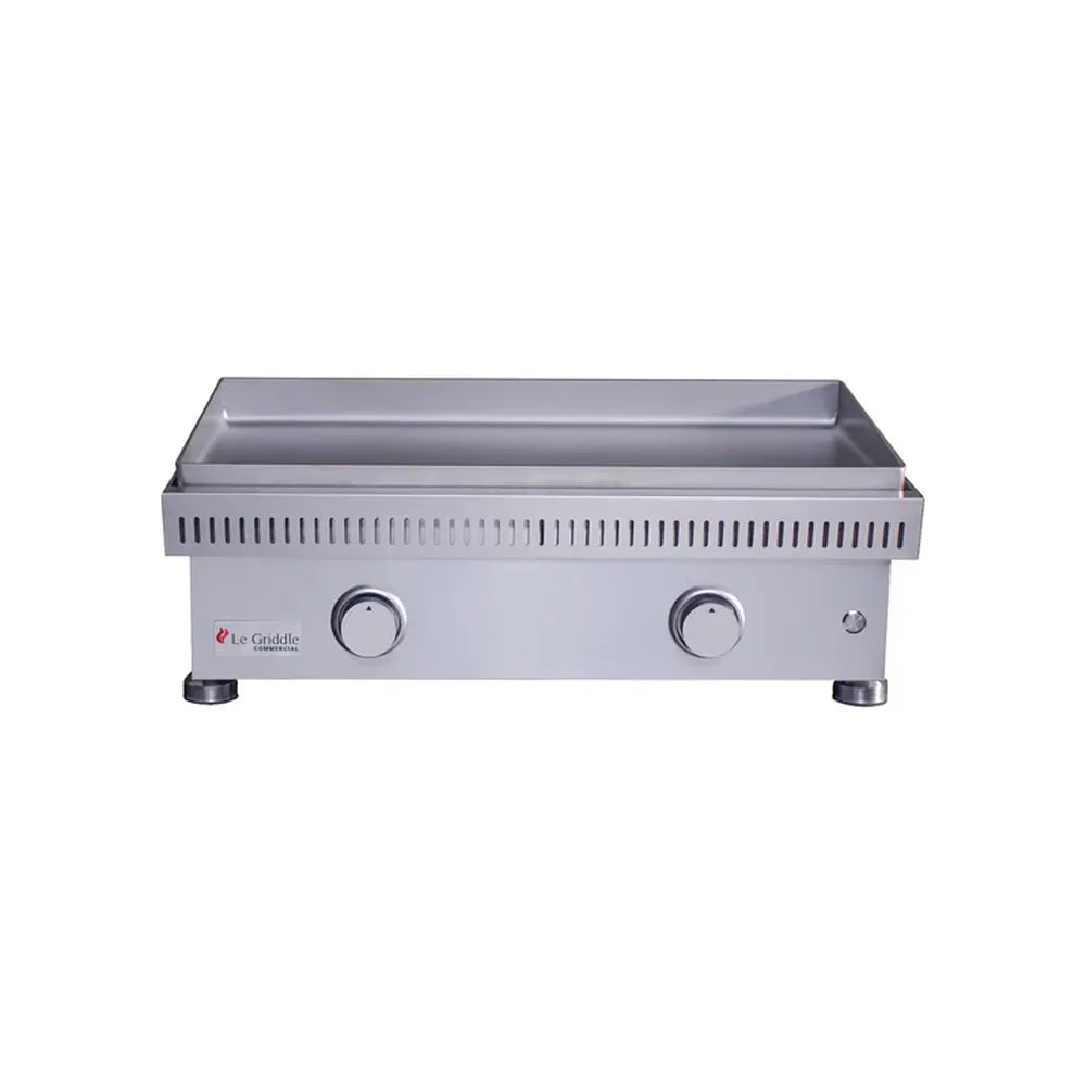 Le Griddle OML75C6 gas griddle, 6mm plate, front view