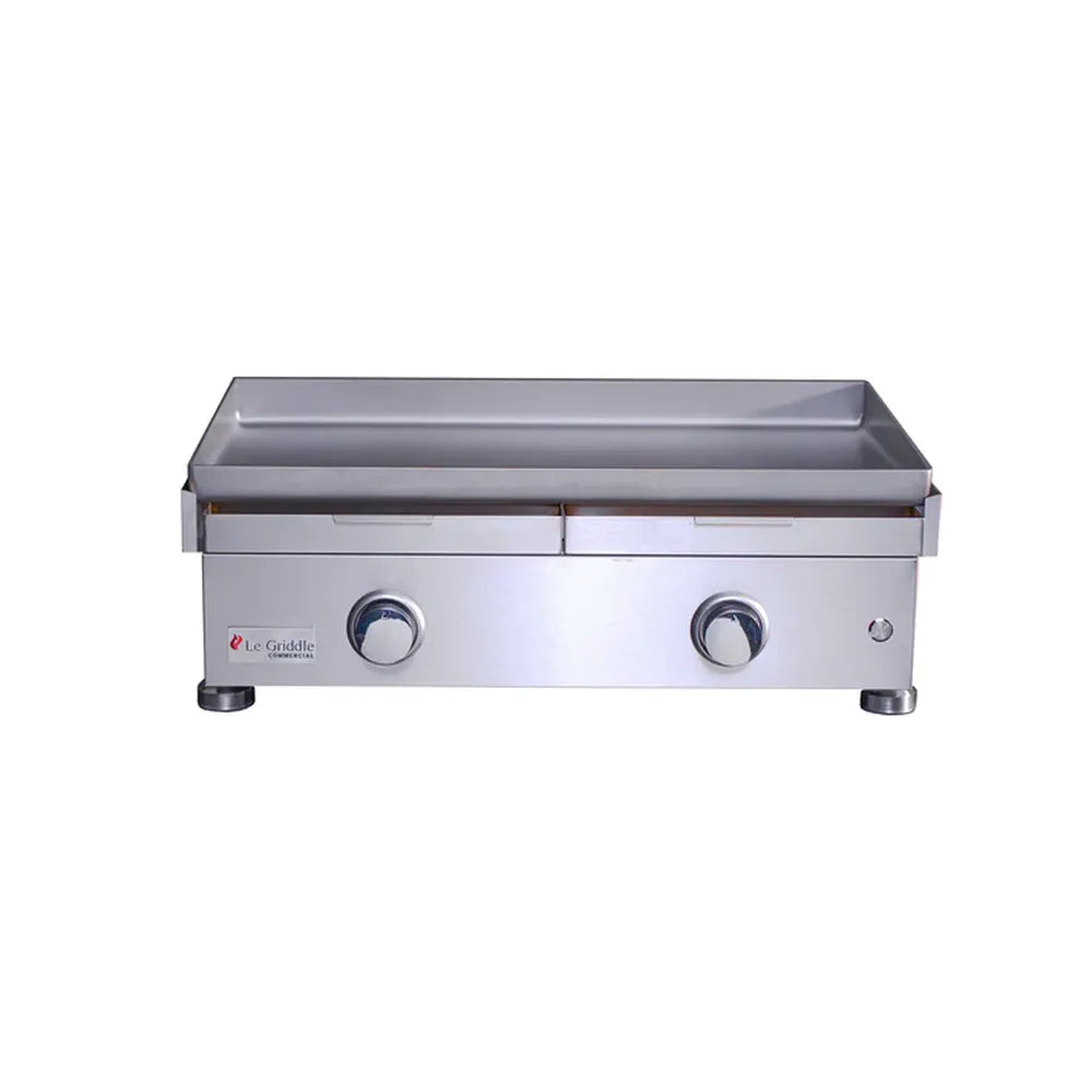 Le Griddle OML75C6 gas griddle with front grease tray open