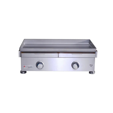 Le Griddle OML75C6 gas griddle with front grease tray open