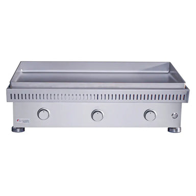 Le Griddle OML105C6 gas griddle, 6mm plate, front view