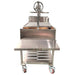 Tagwood BBQ24SS Double Santa Maria grill technical rendering showing adjustable grate system