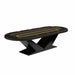 Arts Gameroom Luxor Poker Table - Black