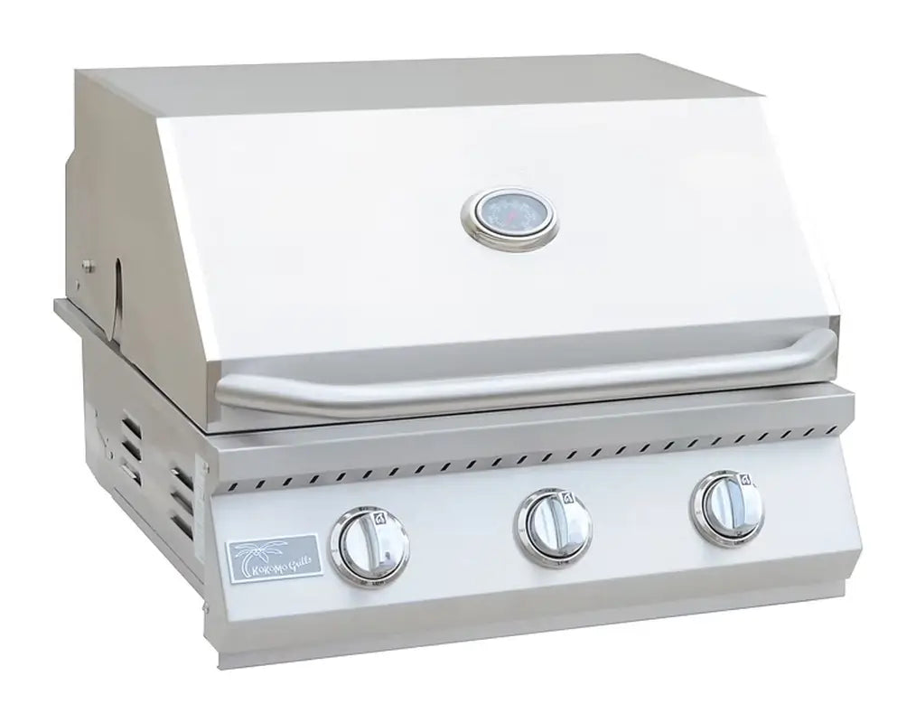 KoKoMo Elite 26″ 3-Burner Built-In Gas Grill – 560 in²
