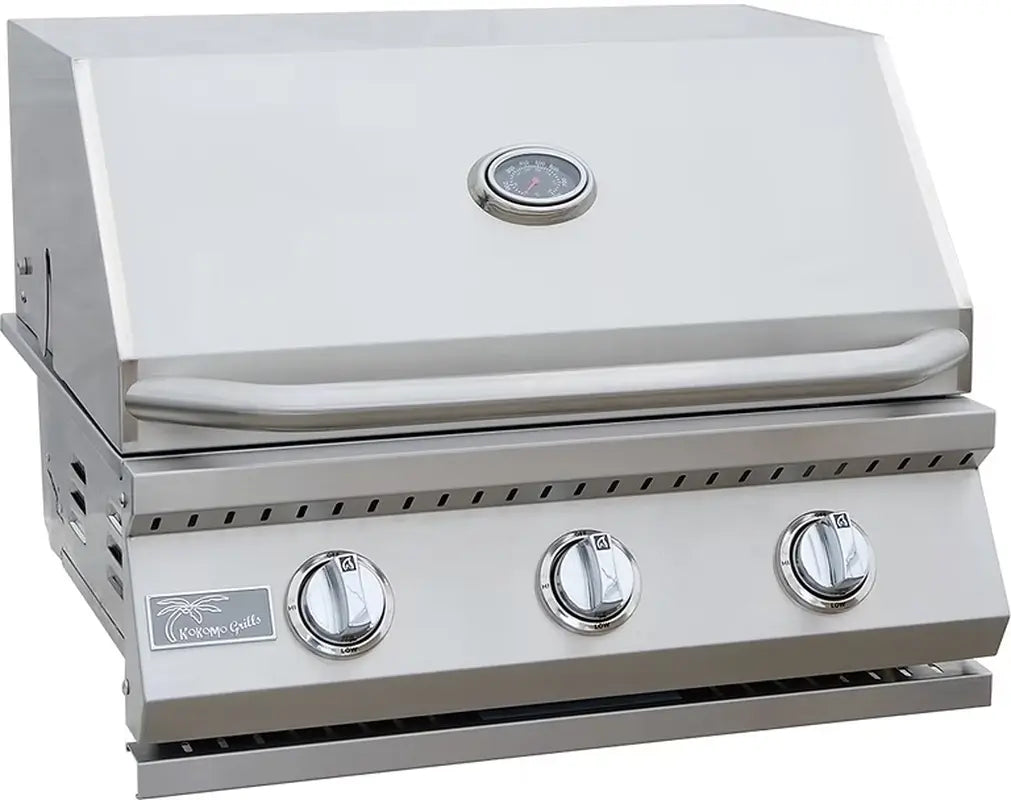KoKoMo Elite 26″ 3-Burner Built-In Gas Grill – 560 in²