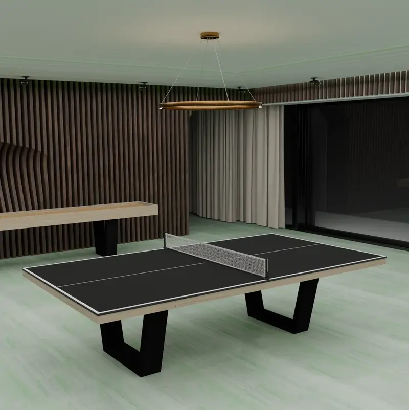 Arts Gameroom Manetho Ping Pong Table - White Oak Lifestyle