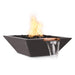 The Outdoor Plus Maya Fire and Water Fire Bowl - Chestnut Finish