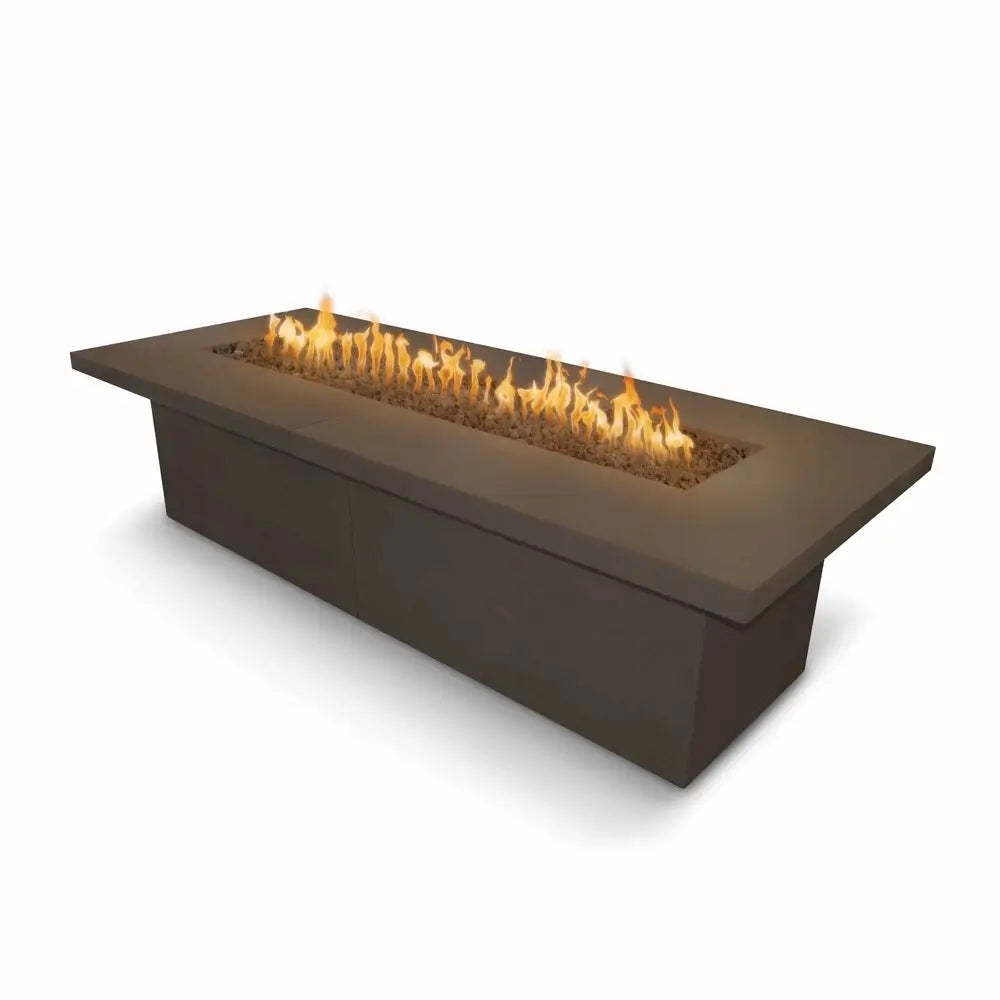 The Outdoor Plus Newport GFRC Concrete Fire Table - Chocolate