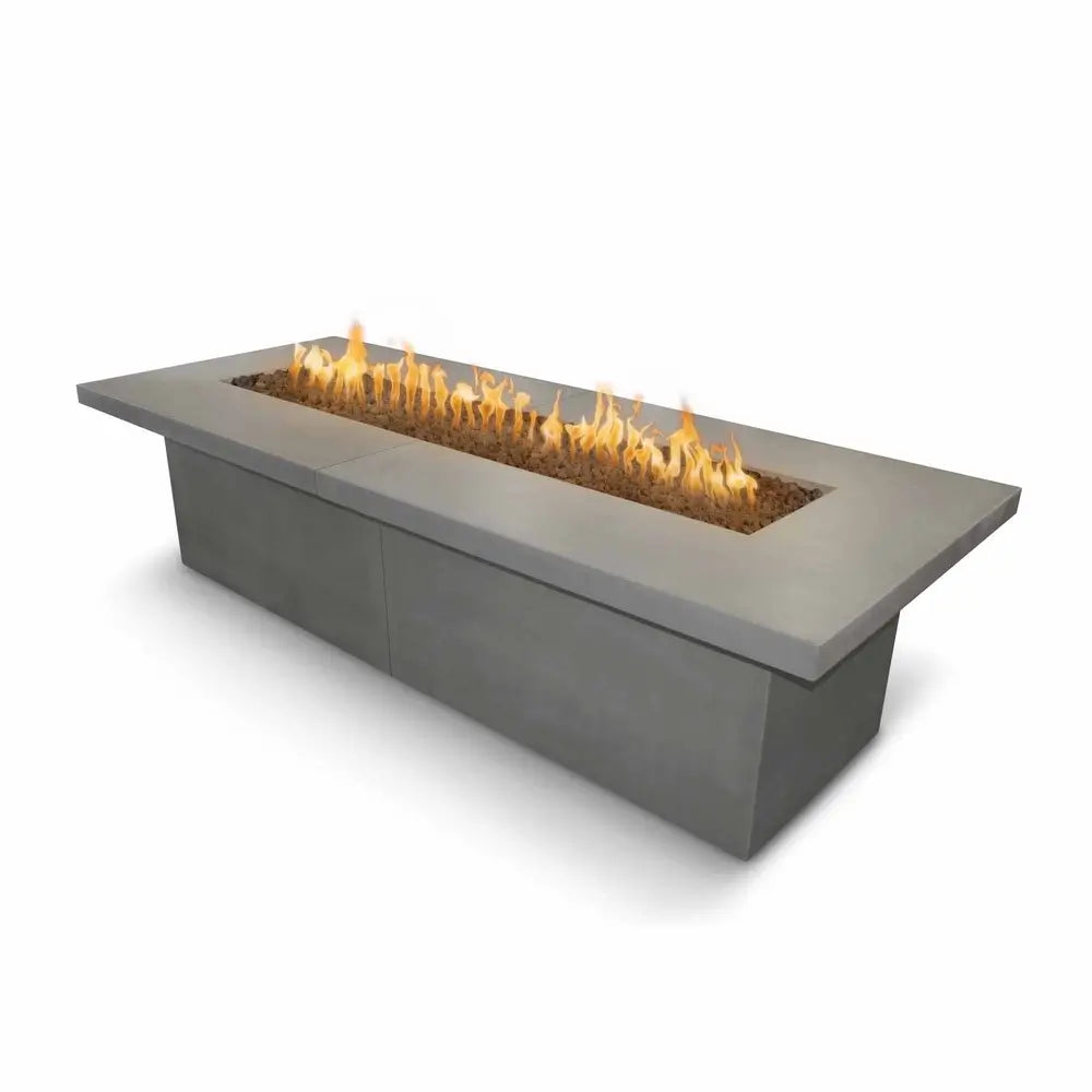 The Outdoor Plus Newport GFRC Concrete Fire Table - Natural Gray
