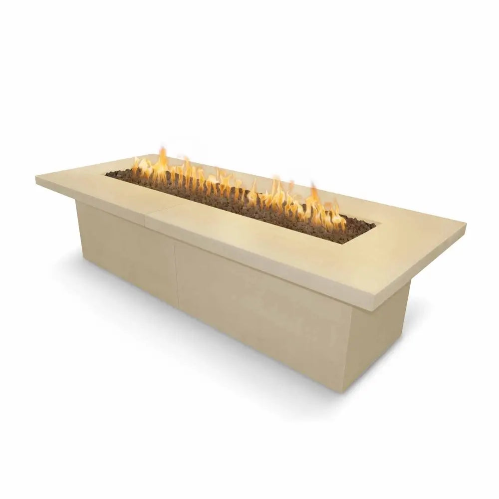 The Outdoor Plus Newport GFRC Concrete Fire Table - Vanilla