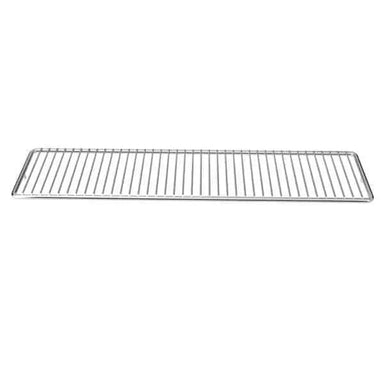 Sunstone P-Wrack-5B stainless warming rack for 42-inch IR grill, wide wire rack shown in horizontal top view on white background.