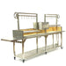 Tagwood BBQ04SS Double Santa Maria grill 304 stainless steel dual crank system front angle view