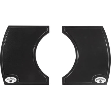 Primo PG00911 Jack Daniels Edition 2 -Piece Island Side Shelves For 308 368 Steel Cart - Oval XL Large