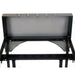 Primo PG00320 Steel Cart With Stainless Steel Side Tables For Oval Junior - Side Table Raised
