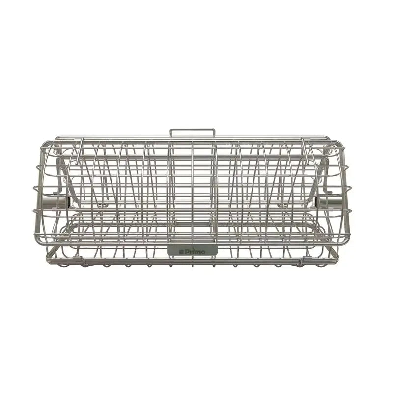 Primo 3-Sided Rotisserie Basket Stainless Steel for All Rotisseries