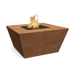 The Outdoor Plus Redan Metal Fire Pit Corten Steel