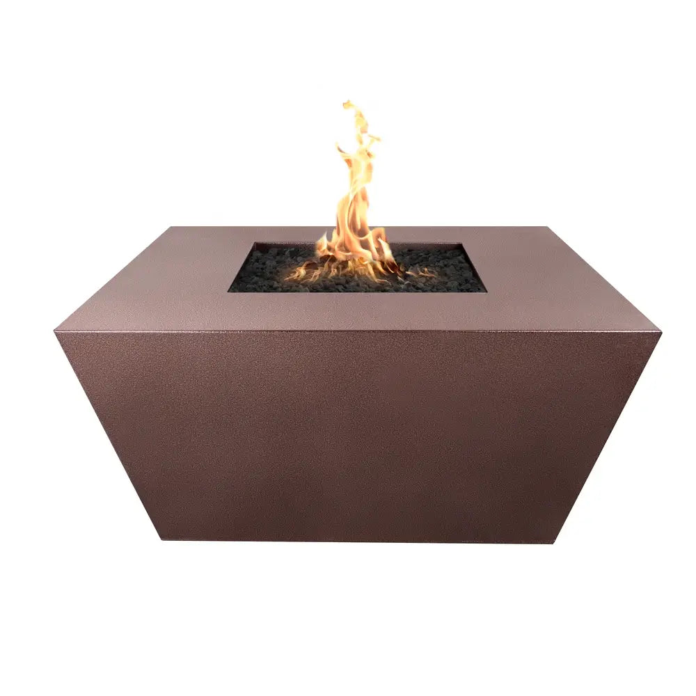The Outdoor Plus Redan Metal Fire Pit Copper Vein