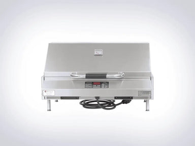 Ruby 32" Tabletop Outdoor Electric Grill Closed Lid