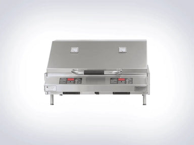 Ruby 32" Tabletop Outdoor Electric Grill Lid Closed