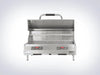 Ruby 32" Tabletop Outdoor Electric Grill Lid Up