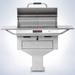 ElectriChef Ruby 32 Pedestal Electric Grill – secure base storage and user-friendly digital interface