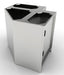 Side profile of the Sunstone SBC12SLS modular corner cabinet showing the finished back panel and flush-mount design.