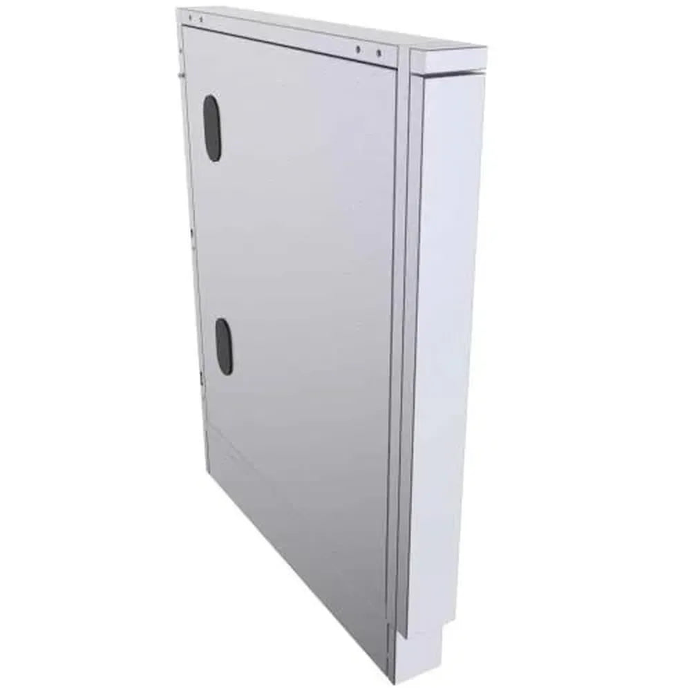 Sunstone SCC16LARM 16-inch left arm panel in stainless steel, side support panel for pellet grill base drawer outdoor kitchen cabinet.